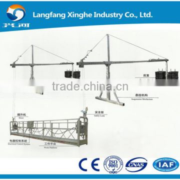 zlp building cleaning gondola / galvanized parapet clamp / suspended platform / sky high buiding lift cradle