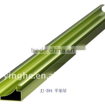 apple green polish aluminium handles profile for furniture