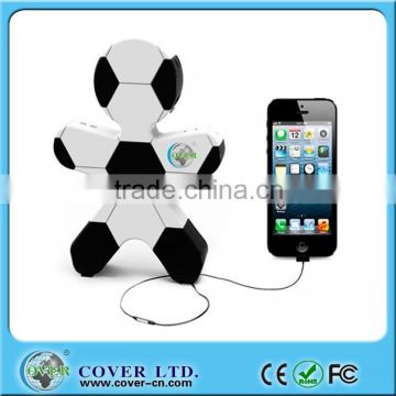 Football Portable USB Mini Speaker For World Cup Holiday Gifts