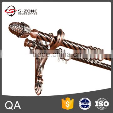 Good quality curtain rod with drapery hardware