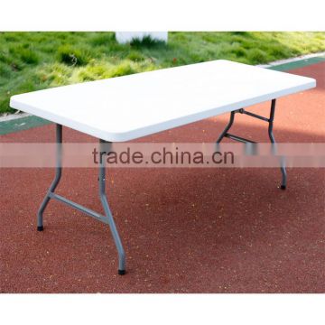 5FT NON-FOLDING STRAIGHT PLASTIC TABLE 152*76*74CM