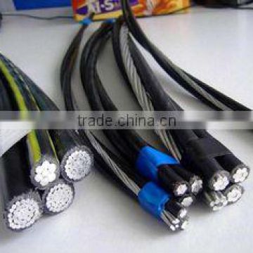 acsr wolf conductor Electrician Copper stranded Wire Blank ACSR cable 16 ~ 400 mm2 for electric transmission