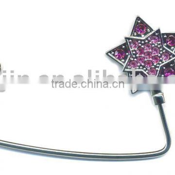 Bag hook With star design some stones