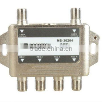 2 in 4 out zinc alloy satellite multiswitch (MS-30204)