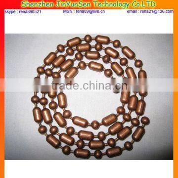 various sizes metal ball chain link