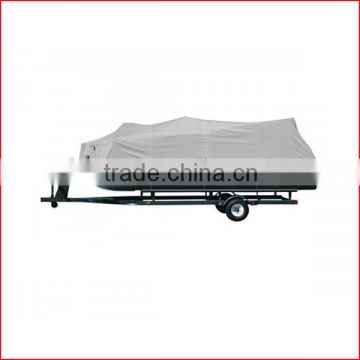 solution dyed material fade resistant UV protection waterproof pontoon boat cover