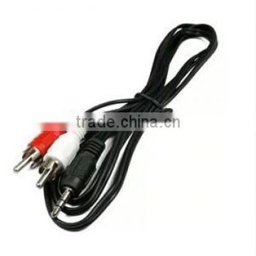 Factory wholsale DC3.5 to 2rca audio cable