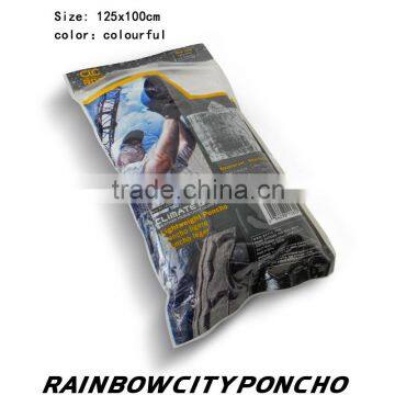 LDPE raincoat with logo printting promotional ponchoes can do any color as customer customize