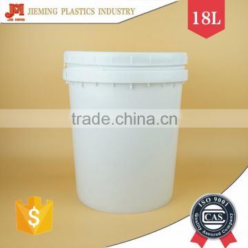 Screw Lid Plastic Pail for Painting, 18L Plastic Barrel with Handle