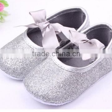 wholesale sliver sweet girl shoes baby girl shoes for toddler