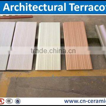Glazed finish terracotta panels for exterior wall decoration