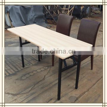 Modern Rectangular banquet chairs and tables