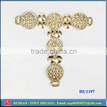 Wholesale price plastic sandal accessories buckle for lady HU1197