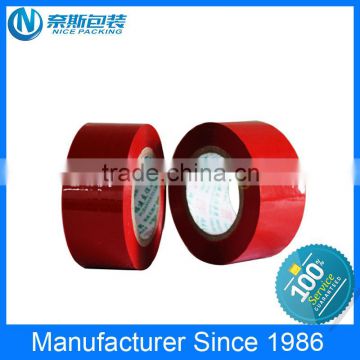 China alibaba tape adhesive packing red/ colorful tape with good quality