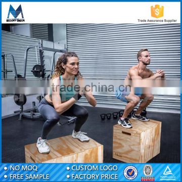 MSG 3 in 1 Conditioning 12" 14" 16" Wood Training Plyo Box