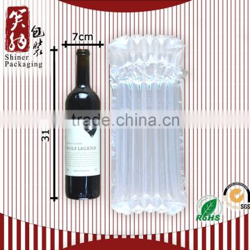 Tailor-made inflatable air column bag for wine cushion packaging (Normal)/shock resistant plastic PE bag