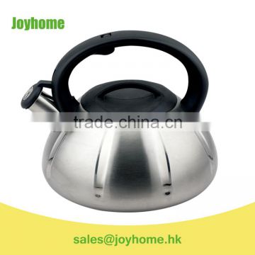 pumpkin shape stainless steel colored whistling kettle