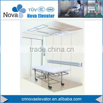 Hairline Stainless Steel Elevator for Hospital, Stale & Reliable & Large Load