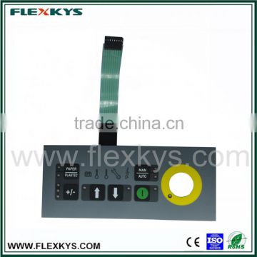 rubber key membrane board with LED intergrated