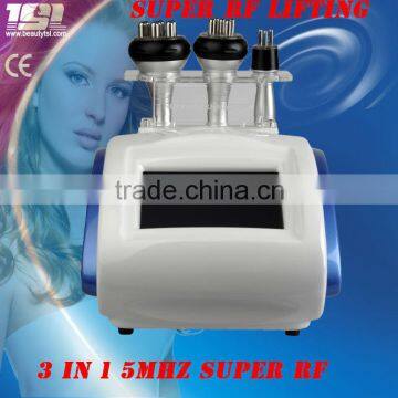 Affordable skin care 3in1 5MHZ tripolar multipolar radio frequency RF Skin Lift & Wrinkle Removal Machine