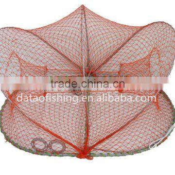 Foldable crab traps, lobster trap with two entrances