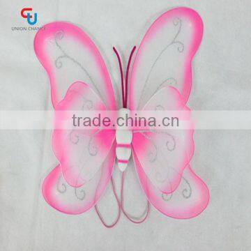 wholesale cheap colored artifical silk butterfly