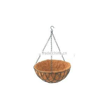 hanging basket with coco liner LMHBC-12P35