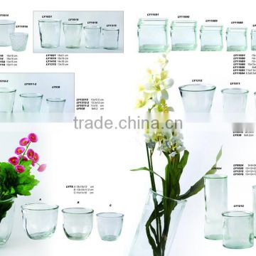 Many kinds of decorative glass vase wholesale
