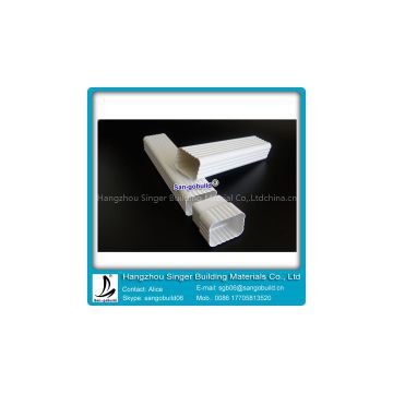 Nigeria Hot Sale PVC down pipes and rain gutter profile