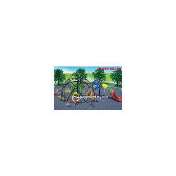 Kids Outdoor Climbing Frame,  Kids Climbing Equipment For Outdoor Play System With Visible Tunnel