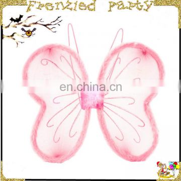 cheap adorable girl wings with feather pink butterfly wings