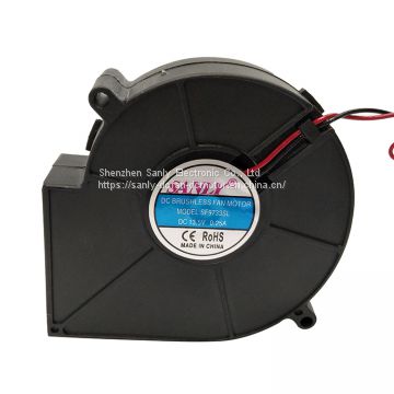 95.7x97.8x33mm 12v dc brushless ventilation usage centrifugal blower fan