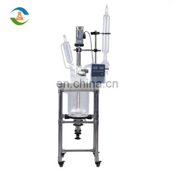 Jacketed Glass Reactor for Reflux and Distillation