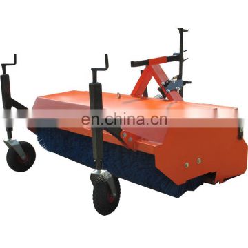 Farm Tractor Mounted 3 point Agricultural  road sweeper vehicle cleaning machines