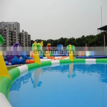 Rectangle Circular PVC Inflatable Above Ground Swimming Pool For Amusement Water Park Good Prices