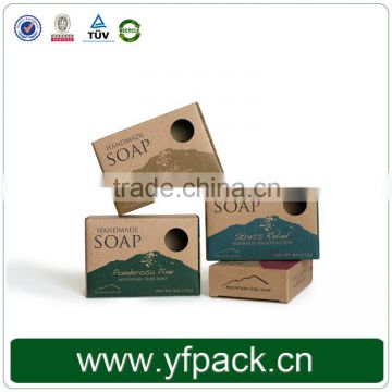 Custom printed paper soap box packaging / soap packaging box