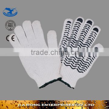 China Wholesale PVC Dotted Cotton Knitted Working Gloves LG074
