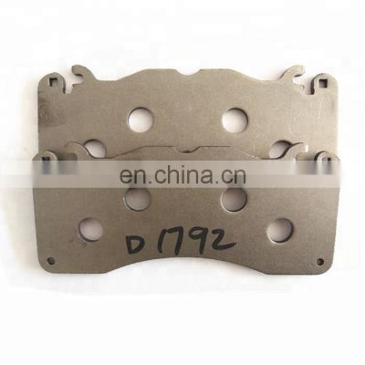 China backing plate factory Wholesale car back plates Auto Spare Parts D1792 Back Plate For Brake Pad
