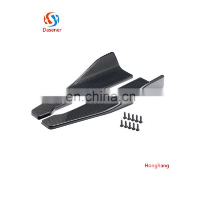 Honghang Auto Parts Directly Sell Universal Wrap Angle, Car Rear Bumper Lip Diffuser Splitter Rear Corner Type B For All Cars