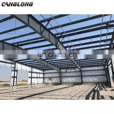 pre-engineered fabricated steel structure warehouse used for warehouse/workshop/office/showroom