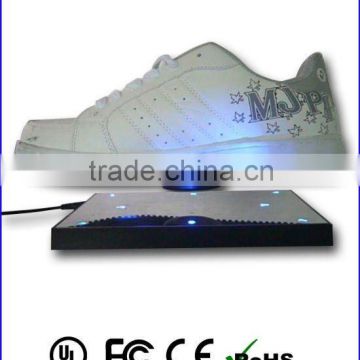 hot sale base technology magnetic floating pop display floating shoe display