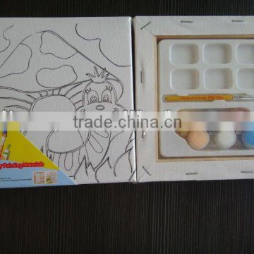 HOT-selling Interesting Canvas Acrylic set for kids drawing