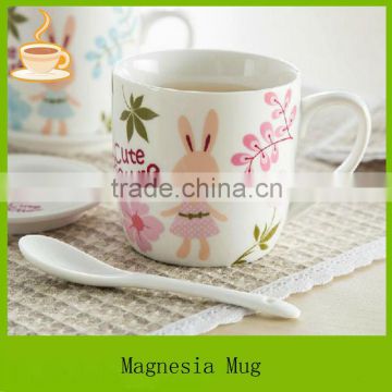 cartoon character mug , ceramic mug with decal, mugs cups with lid