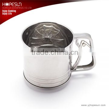 HS-FS007 High grade stainless steel flour sifter