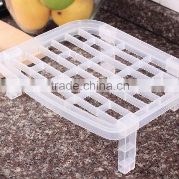 PP 20*18*6.5 Kitchen tools plastic dish rack/kitchen rack