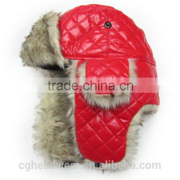 China manufacture wholesale fur hat/ russian style fur hat/ silver fox fur hat
