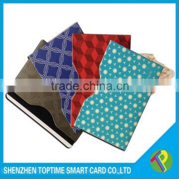 aluminum foil card sleeve identity theft rfid protection rfid nfc blocking card sleeve