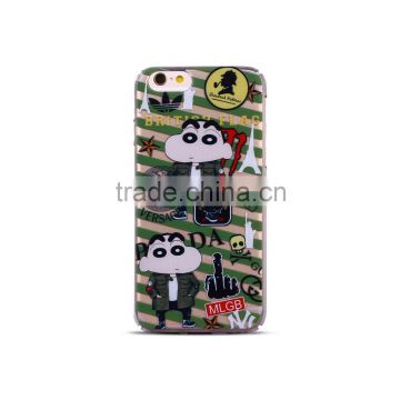 Soft ultraslim clear TPU cartoon painitng case for iPhone 6 6S