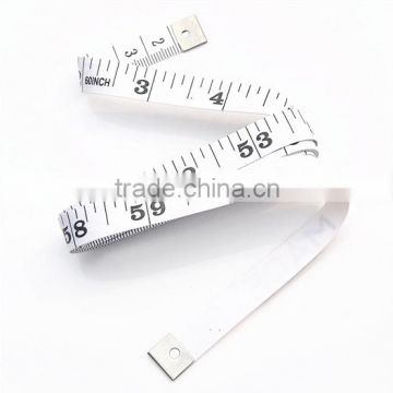 150cm branded white measure plastic novelties clothing promotion gifts stainless end with Company Logo or Name