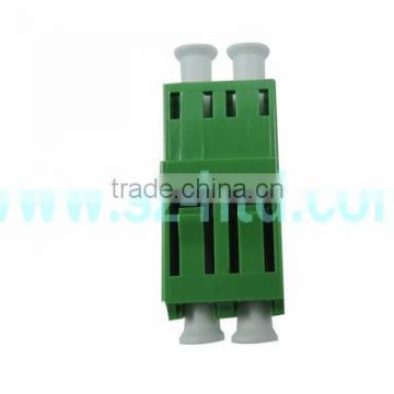 Factory price LC APC Green Duplex Fiber Optic Aquare Adaptor